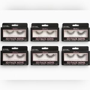 ✨Bundle of 6 – 3D Faux Mink Lashes | New | Reusable | Vegan